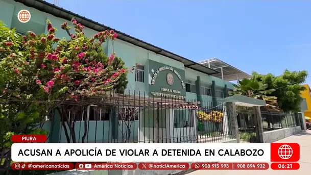 Acusan a policía de violar a detenida en calabozo en Piura. Foto: América Noticias Acusan a policía de violar a detenida en calabozo en Piura. Foto: América Noticias