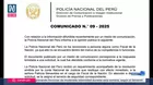 Policía brinda seguridad a Patricia Benavides y Delia Espinoza