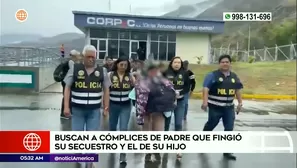 Hombre fingió su secuetro y el de su bebé. Foto y video: América Noticias