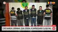 Policía captura a banda Los Bandoleros de la Unión. Foto y video: América Noticias