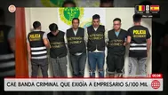 Policía captura a banda Los Bandoleros de la Unión en Los Olivos