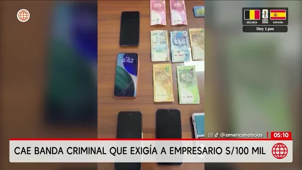 Policía captura a banda Los Bandoleros de la Unión. Foto: América Noticias Policía captura a banda Los Bandoleros de la Unión. Foto: América Noticias