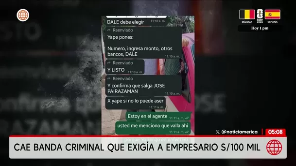 Policía captura a banda Los Bandoleros de la Unión. Foto: América Noticias Policía captura a banda Los Bandoleros de la Unión. Foto: América Noticias