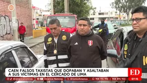 Policía captura a banda de falsos taxistas que dopaban a víctimas. Foto y video: América TV