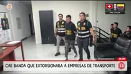 Policía captura a banda La Sangre Nueva YLS en Lima este