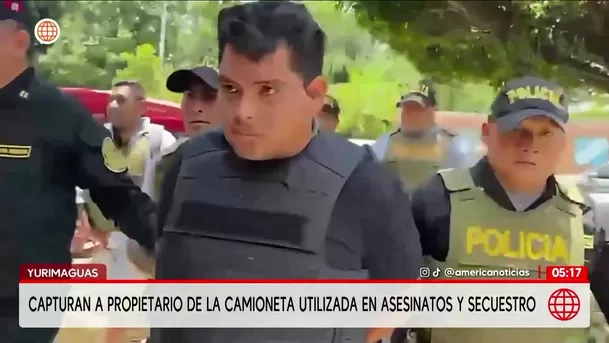 Policía captura a dueño de camioneta del caso Los Pulpos. Foto: América Noticias Policía captura a dueño de camioneta del caso Los Pulpos. Foto: América Noticias