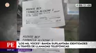 Policía capturó a banda que suplantaba identidades a través de llamadas telefónicas