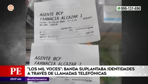 Capturan a banda que suplantaba identidades. Foto y video: América Noticias