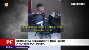 Hombre confesó asesinato en San Juan de Lurigancho. Foto y video: América Noticias