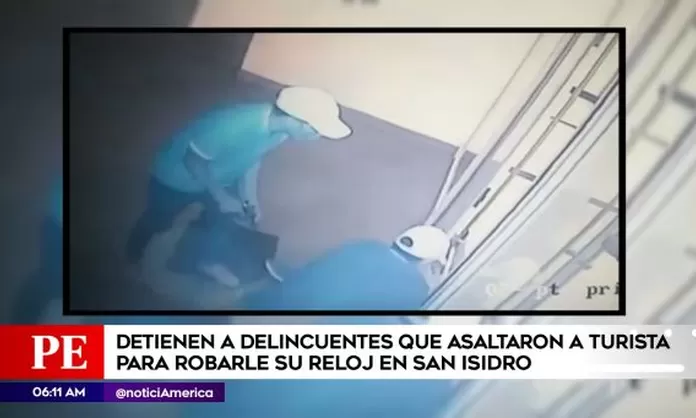 Policía capturó a delincuentes que robaban relojes de marca en San Isidro