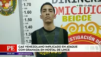 Policía capturó a extranjero. Foto y video: América Noticias