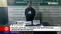 Hombre repotenciaba armas de delincuentes. Foto y video: América Noticias