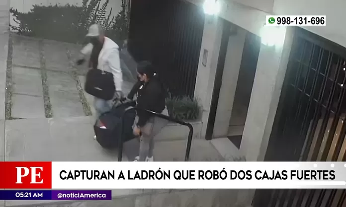 San Isidro: Policía capturó a hombre que robó 600 mil soles