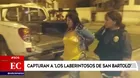 Policía capturó a “Los Laberintosos de San Bartolo”