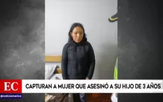 Policía capturó a mujer que asesinó a su hijo de 3 años - Noticias de huancavelica