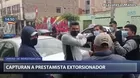 Agentes de la Policía detuvieron a prestamista extorsionador