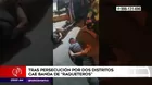 Policía capturó a raqueteros tras persecución por dos distritos