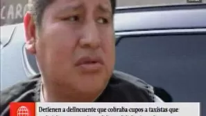 Extorsionador capturado por la policía. América Noticias