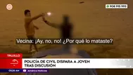 Policía de civil dispara a joven tras discusión en Trujillo