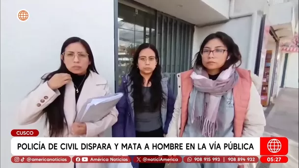 Policía de civil mata a hombre a balazos en Cusco. Foto: América Noticias Policía de civil mata a hombre a balazos en Cusco. Foto: América Noticias