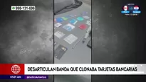 Detienen a banda delincuencial. América Noticias