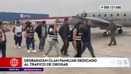 Policía desbarató clan familiar dedicado al tráfico de drogas