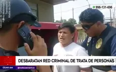 Policía desbarató red criminal de trata de personales - Noticias de CONGRESO DE LA REPUBLICA