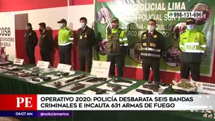 Megaoperativo de la Policía. América Noticias