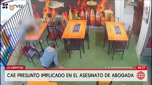 Policía detiene a acusado por crimen de abogada en La Libertad. Foto: América Noticias Policía detiene a acusado por crimen de abogada en La Libertad. Foto: América Noticias
