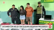Policía detiene a banda con celulares robados en Los Olivos