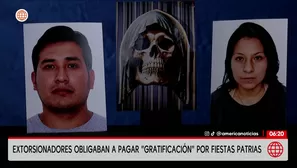 Extorsionadores obligaban a pagar gratificación por Fiestas Patrias. Foto y video: América Noticias