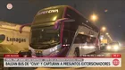 Policía detiene a dos presuntos extorsionadores de bus de CIVA
