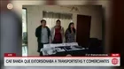 Policía detiene a Los Injertos Forajas por extorsión en Ate