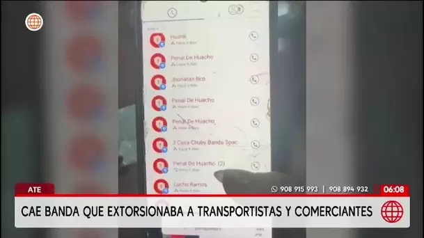 Caen presuntos extorsionadores Los Injertos Forajas en Ate/ América Noticias Caen presuntos extorsionadores Los Injertos Forajas en Ate/ América Noticias