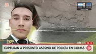 Policía detiene a presunto asesino de suboficial en Comas