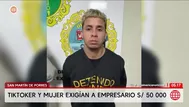 Policía detiene a tiktoker por extorsión en San Martín de Porres