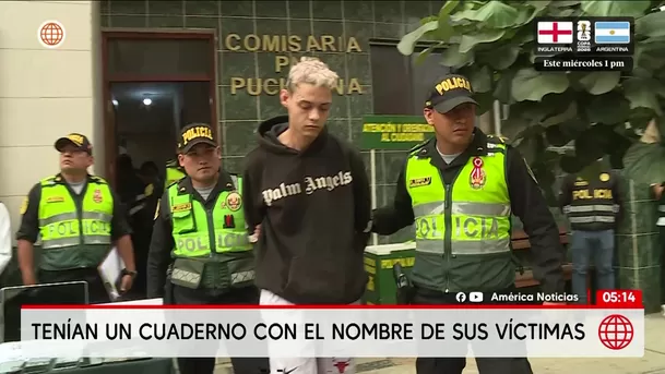 Policía detiene a tres hermanos extranjeros por extorsión en Pucusana. Foto: América Noticias Policía detiene a tres hermanos extranjeros por extorsión en Pucusana. Foto: América Noticias