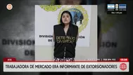Policía detiene a tres personas por extorsión en mercado de Ate