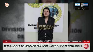Policía detiene a tres personas por extorsión en mercado de Ate. Foto y video: América Noticias