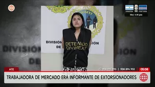 Policía detiene a tres personas por extorsión en mercado de Ate. Foto y video: América Noticias