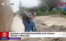 Policía detuvo a extorsionadores que tenían armas y granada en Comas - Noticias de armas