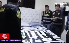 Policía detuvo a organización criminal con armas de guerra - Noticias de armas