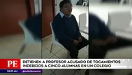 La Policía detuvo a un profesor acusado de tocamientos indebidos