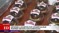 Policía detuvo a sujetos por comercializar postres hechos con marihuana