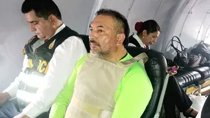 Gerardo Viñas fue trasladado a Lima en un avión Antonov / Foto: Andina