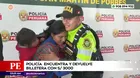 Policía encuentra y devuelve billetera con 3 mil soles a madre