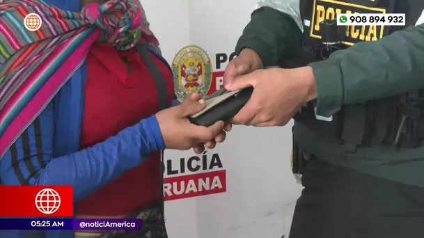 Policía encuentra y devuelve billetera a madre de familia en San Martín de Porres. Foto: América Noticias