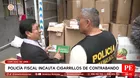 Policía Fiscal incautó cigarrillos de contrabando en Cercado