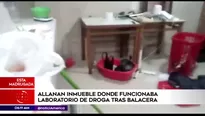 Laboratorio de droga. América Noticias