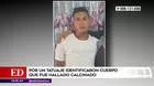 Policía identificó por un tatuaje el cuerpo que fue hallado calcinado